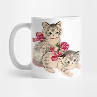 Kittens with Pink Bows Mug